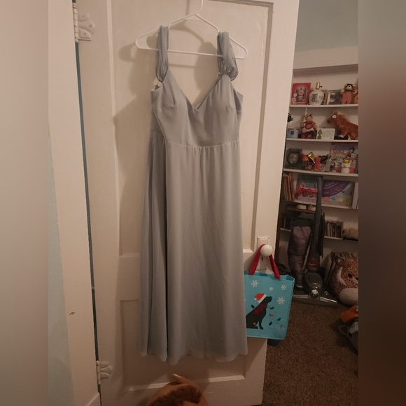 Birdie Grey Dresses & Skirts - Birdy Gray Silver Bridesmaid Dress